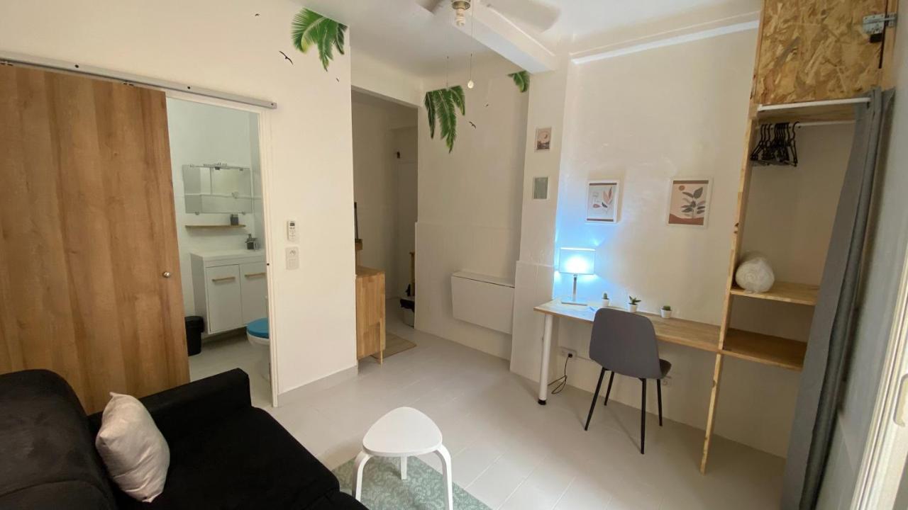 Studio "Les Cactus" Avec Terrasse A 5 Min A Pied De La Plage Nice Ngoại thất bức ảnh